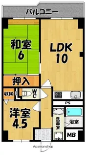 レジデンシア・ティユール【2階】の間取り