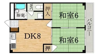 メープルハイツ【3階】の間取り