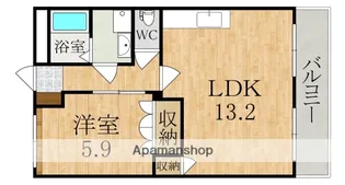 プランドールソフィア【1階】の間取り