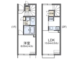 レオネクスト長柄【1階】の間取り