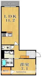 奈良県奈良市三条宮前町【マンション】の間取り