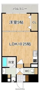 サンソレイユ新大宮【5階】の間取り