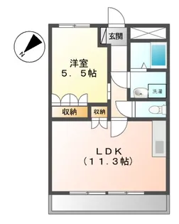 ルーエンハイム【308号室】の間取り