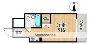若草女子学生ハイツ【2階】の間取り