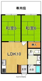 中津ハイツ A(ナカツ)【2階】の間取り