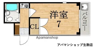 CITY PALACE21 生駒東新町【1階】の間取り