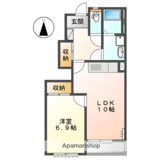 スターフォレスト【1階】の間取り