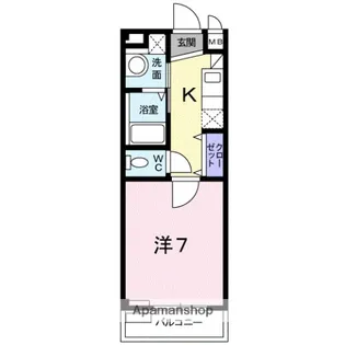 クラールコート【1階】の間取り