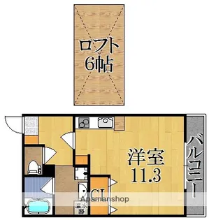パシャ ラルフ【2階】の間取り
