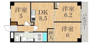 アルファプレイス【3階】の間取り