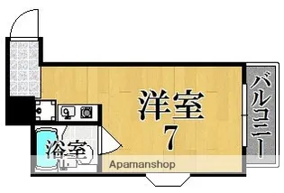 ハイツキャンパス【2階】の間取り