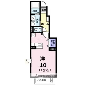 メゾン・インフィニティー【105号室】の間取り
