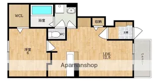 ベルオーブX(10)【1階】の間取り