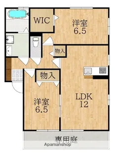 ガーデンパークB棟【2階】の間取り