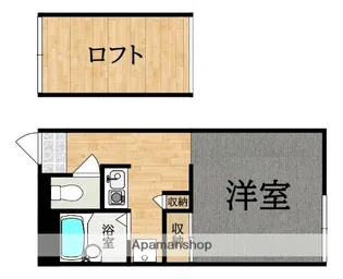 レオパレス冨田III(3)【2階】の間取り