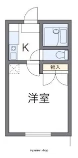 レオパレスウェストコート【103号室】の間取り