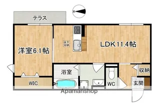 セントセシリア【102号室】の間取り