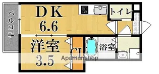 ジーメゾン西大寺赤田トリナーレ【1階】の間取り