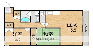 メゾン・デ・アムール【1階】の間取り