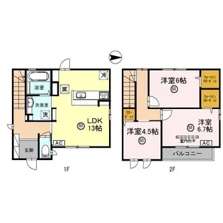 奈良県奈良市大森西町【一戸建】の間取り