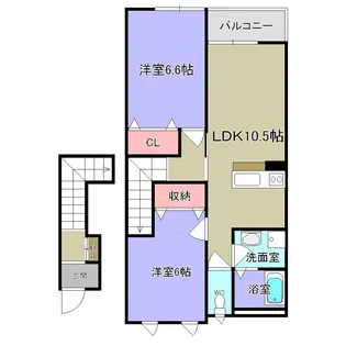 サンフィットヒルズ A【2階】の間取り