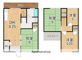 奈良県奈良市恋の窪1丁目【一戸建】の間取り