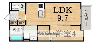 EST東岡町I(エストヒガシオカチョウ)【1階】の間取り