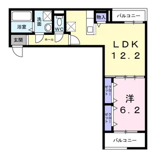 アプリコット?【3階】の間取り