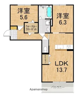 エトワール【2階】の間取り
