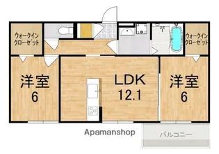 エトワール【3階】の間取り