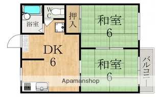 タウニィ恵【2階】の間取り