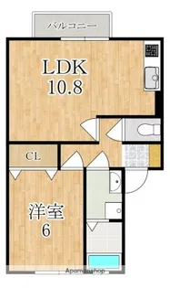 コロ・ポックル【2階】の間取り