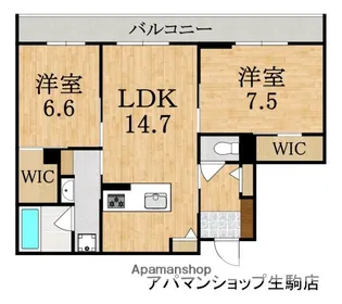 シャーメゾンフゥ【2階】の間取り