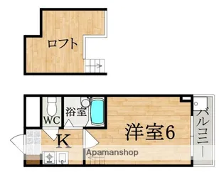 ロイヤルハイツ橿原Ⅱ【3階】の間取り