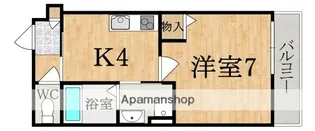 (仮称)クレアール学園中【1階】の間取り