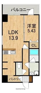 SAIDAIJI TERRACE【4階】の間取り