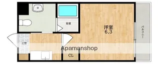 オリーブミネット郡山九条【2階】の間取り