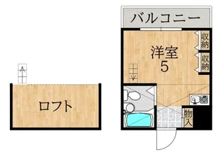 シングルモア【2階】の間取り