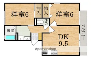 アムール橿原【3階】の間取り