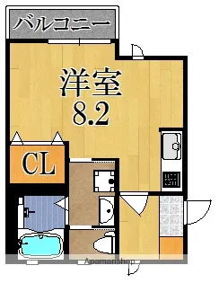アーバンライフ西大寺【2階】の間取り