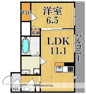 BLANC HILLS(ブランヒルズ)【3階】の間取り