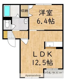 グランパルク【1階】の間取り