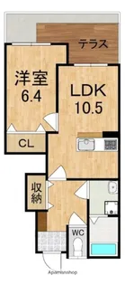 グリーンヴィラ壱番館【1階】の間取り