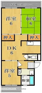 ハイツエミエール【1階】の間取り