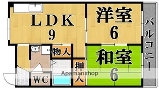 山善ハイツ【3階】の間取り