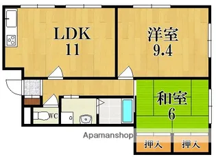 メゾンST【6階】の間取り