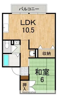 セジュール高塚台【2階】の間取り