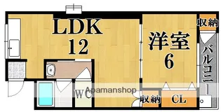 井上マンション【2階】の間取り