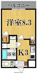 F.M993【3階】の間取り