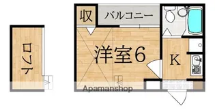 シティパレスJR郡山駅前P2【1階】の間取り